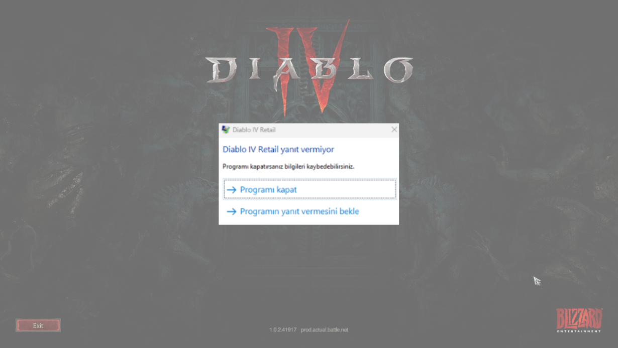 Diablo IV'de Retail yanıt vermiyor.png